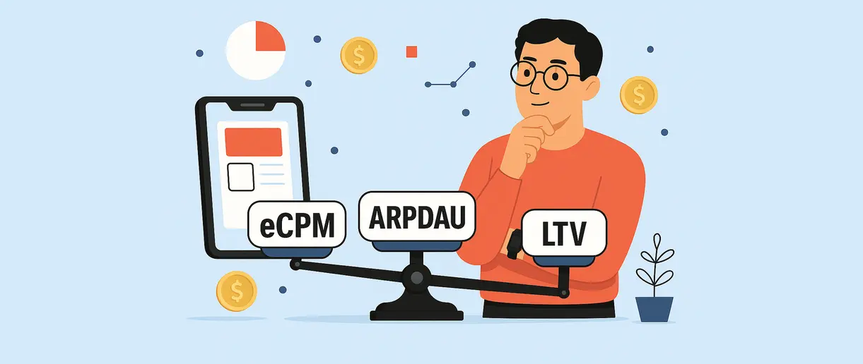 eCPM vs ARPDAU vs LTV : What Should Be Your Focus for Monetizing Your App/ Game?
